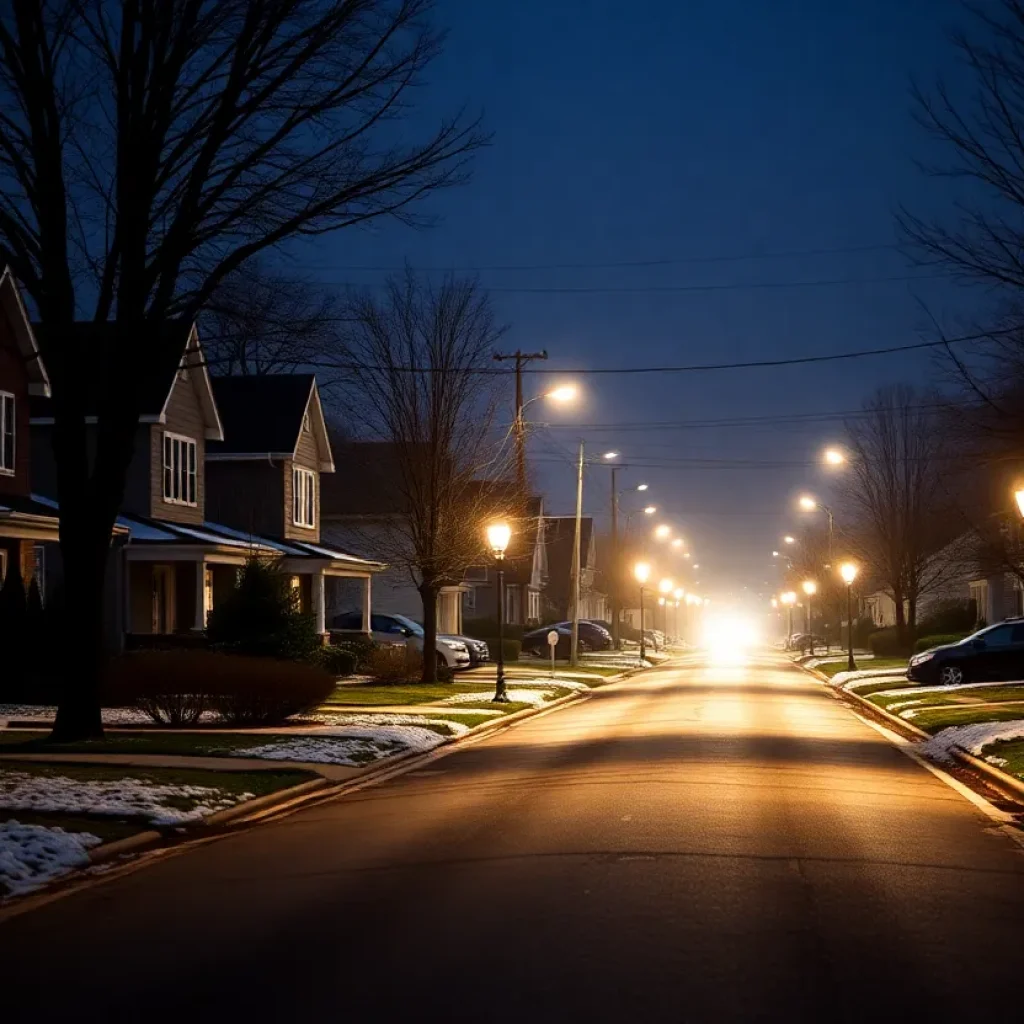 Suburban neighborhood in Union County restored with power