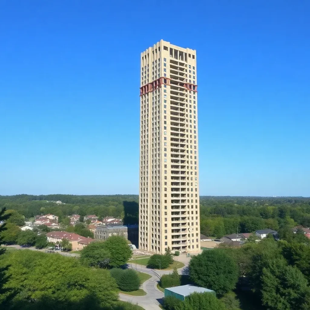 Unfinished Heritage Tower in Fort Mill