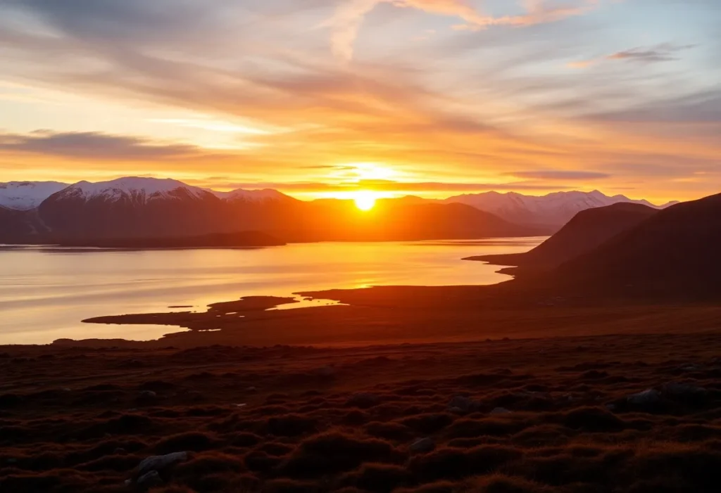 Scenic view of Greenland's landscape showcasing its natural resources.