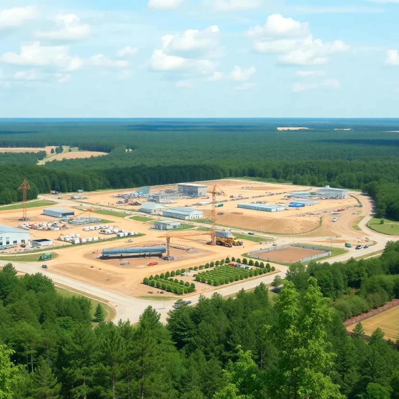 Construction and quarry sites representing Luck Companies' investment in South Carolina