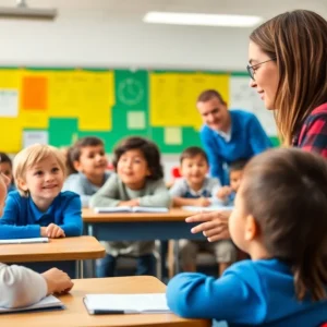 Students engaged in a classroom setting at Rock Hill Schools