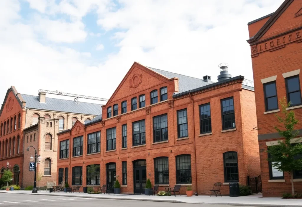 Renovated Springs Industries buildings in Fort Mill