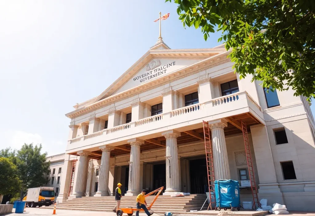 Renovations at York County government building