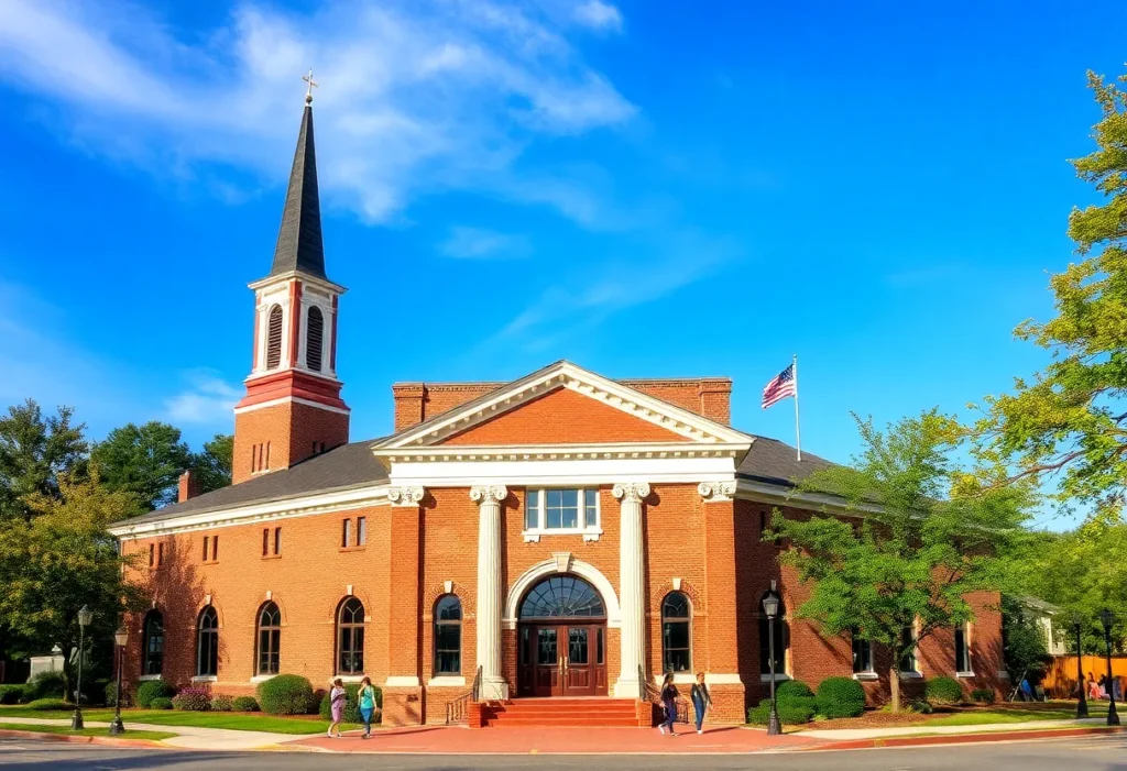 Historic Tom S. Gettys Center Building in Rock Hill